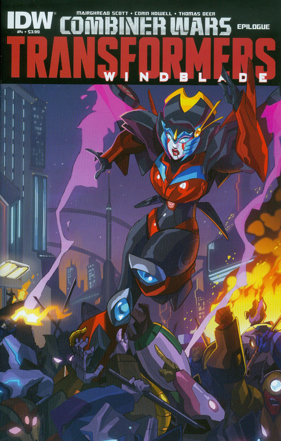 Transformers Windblade Combiner Wars #4 Cover A Regular Priscilla Tramontano Cover (Combiner Wars Epilogue)