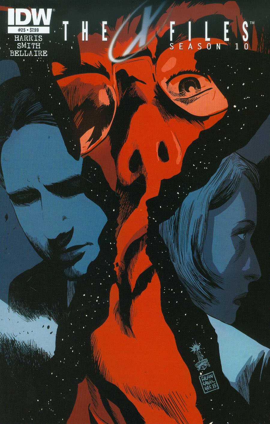 X-Files Season 10 #25 Cover A Regular Francesco Francavilla Cover