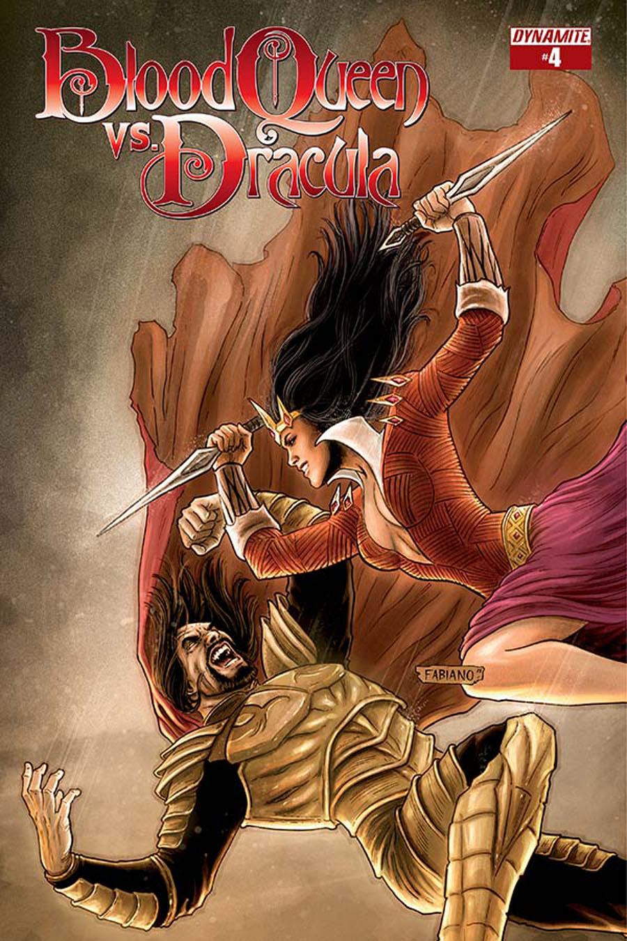 Blood Queen vs Dracula #4 Cover B Variant Fabiano Neves Subscription Cover