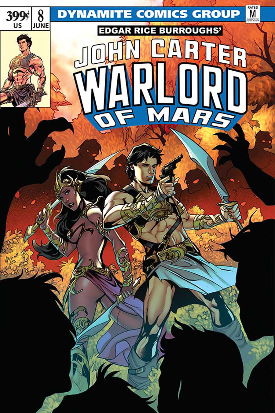 John Carter Warlord Of Mars Vol 2 #8 Cover C Variant Emanuela Lupacchino Cover