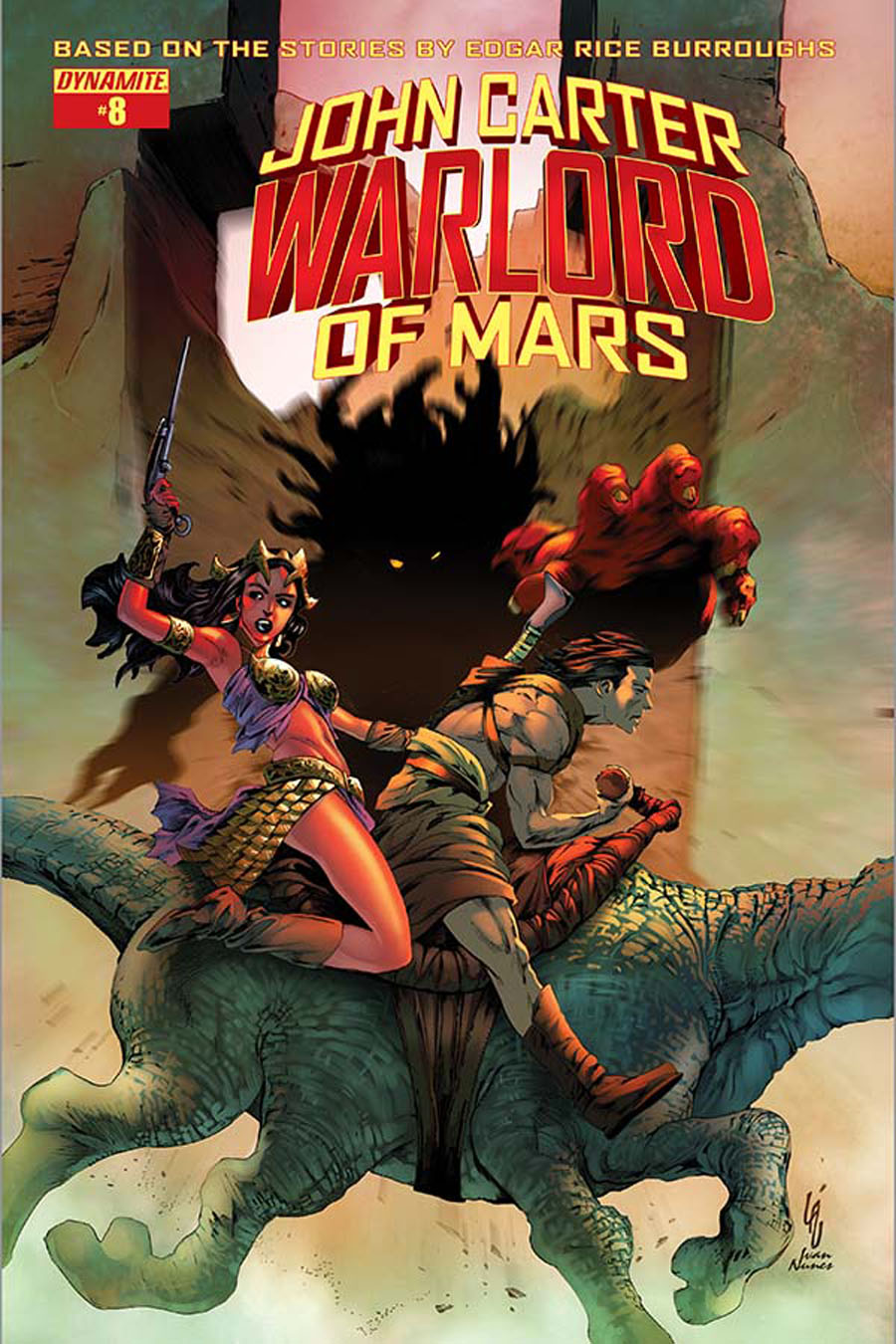 John Carter Warlord Of Mars Vol 2 #8 Cover D Variant Jonathan Lau Subscription Cover