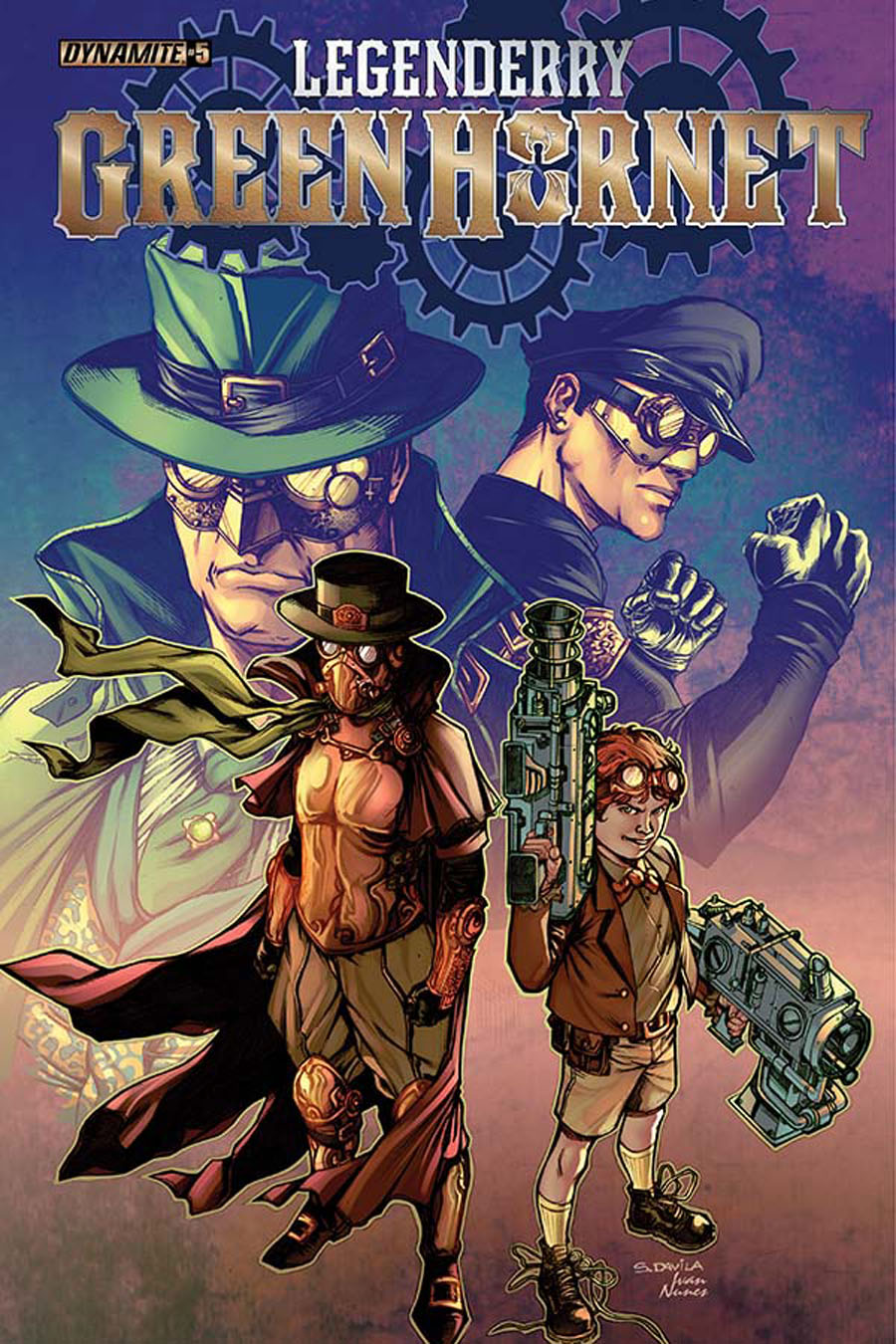 Legenderry Green Hornet #5 Cover A Regular Sergio Fernandez Davila Cover