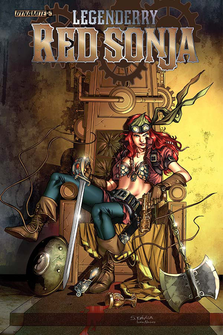 Legenderry Red Sonja #5 Cover A Regular Sergio Fernandez Davila Cover