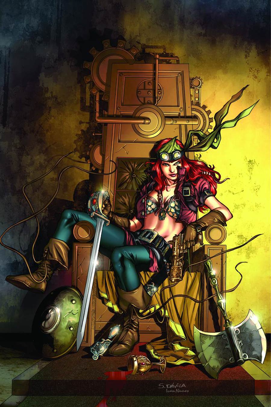 Legenderry Red Sonja #5 Cover C Rare Sergio Fernandez Davila Virgin Cover