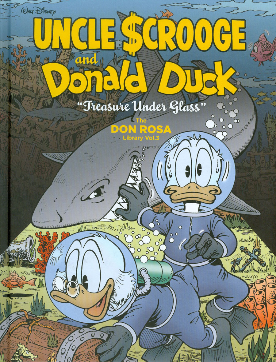 Walt Disneys Don Rosa Library Vol 3 Uncle Scrooge And Donald Duck Treasure Under Glass HC