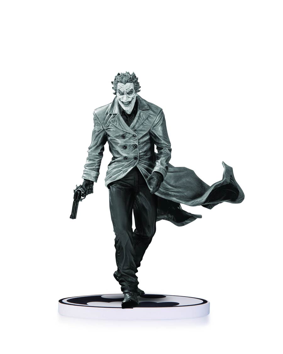 Batman Black & White Series Joker Mini Statue By Lee Bermejo 2nd Edition