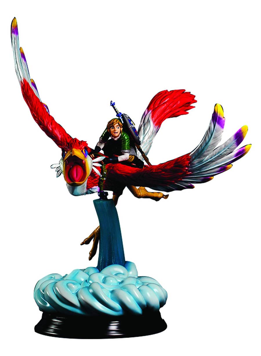 Legend Of Zelda Link On The Crimson Loftwing Statue