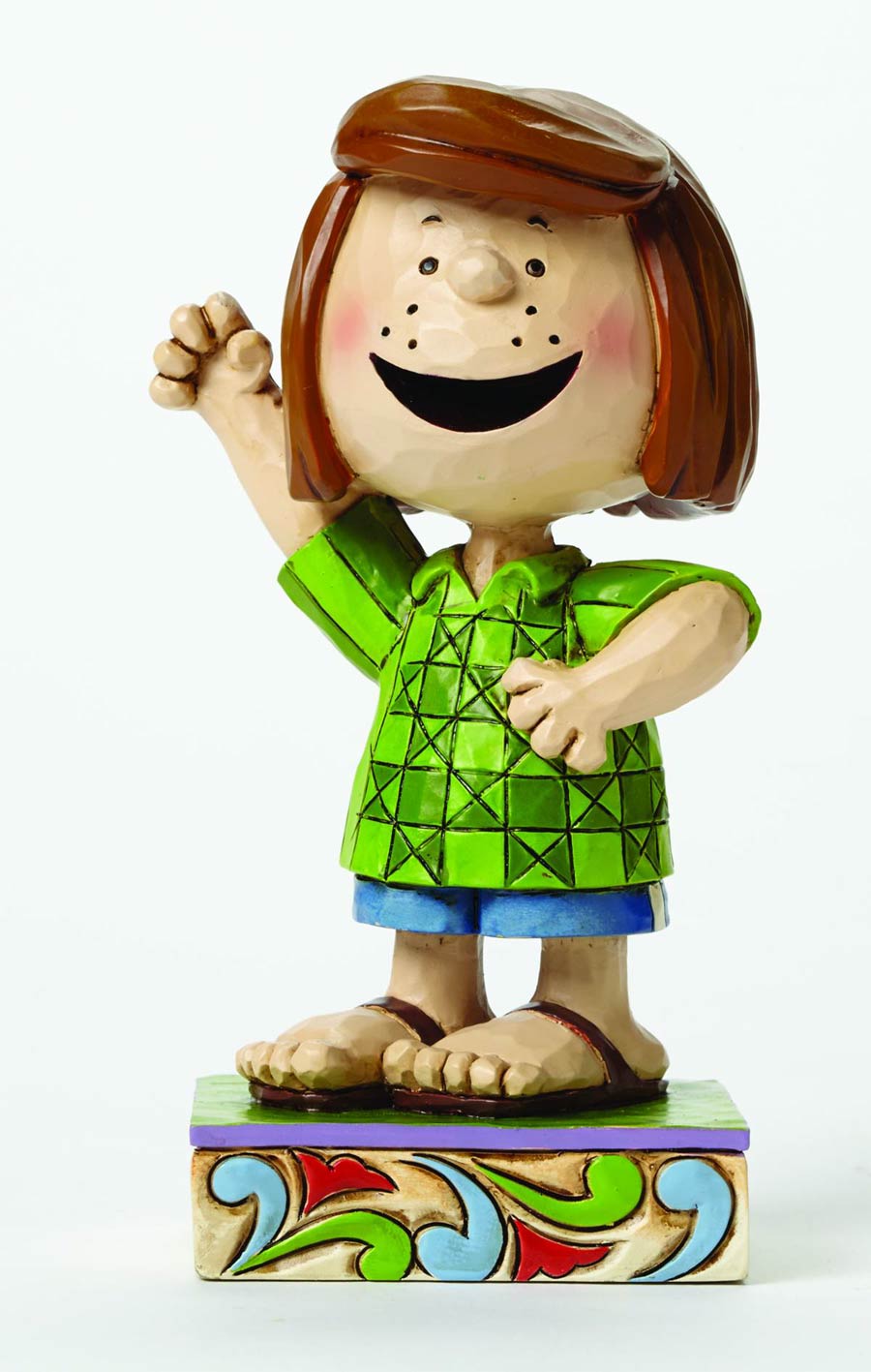 Peanuts By Jim Shore Figurine - Peppermint Patty Fun Friend