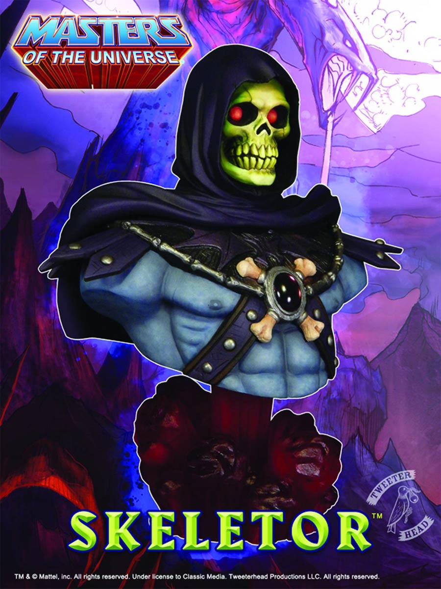 Masters Of The Universe Skeletor 1/4 Scale Bust