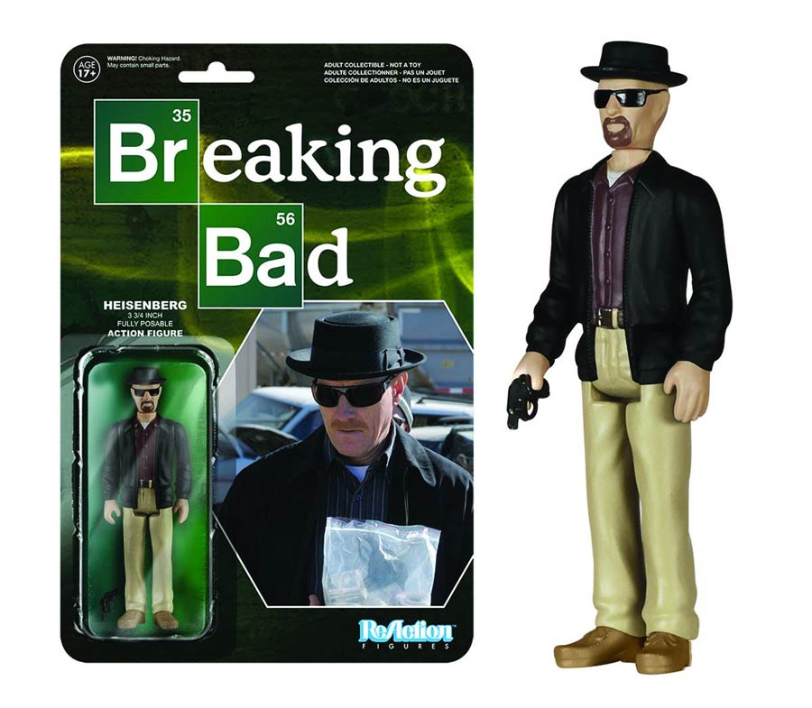 ReAction Breaking Bad Heisenberg 4-Inch Action Figure