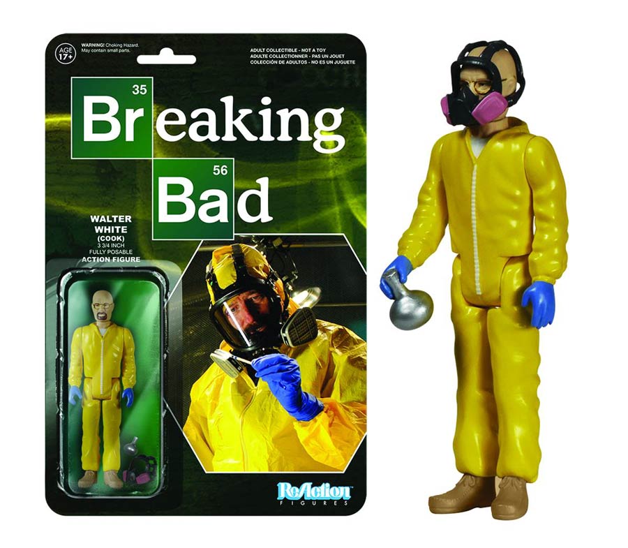 ReAction Breaking Bad Walter White Cook 4-Inch Action Figure