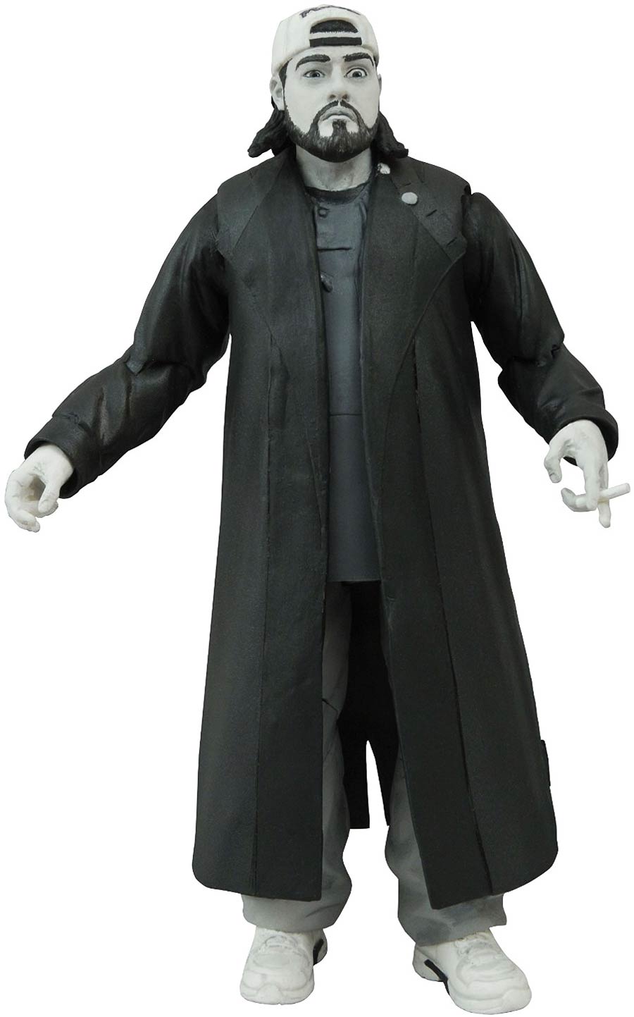 Clerks 20th Anniversary Select Black & White Series 2 Silent Bob Action Figure