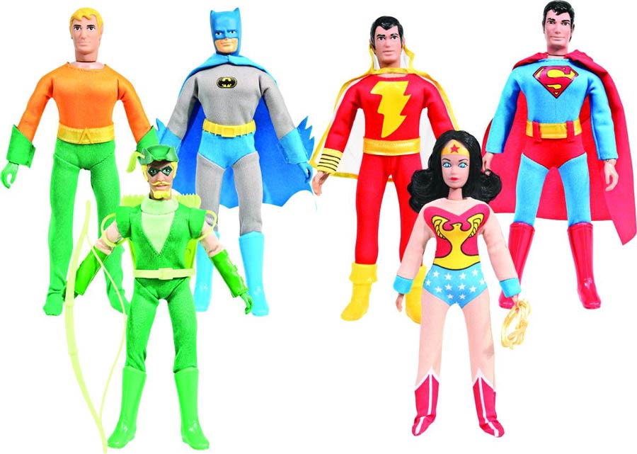 DC Justice League Of America 8-Inch Retro Action Figure Series 1 Assortment Case