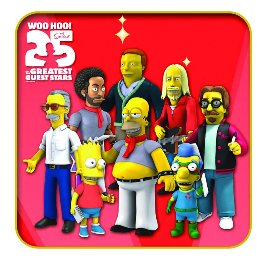 Simpsons 25th Anniversary Guest Star Series 5 5-Inch Action Figure Assortment Case