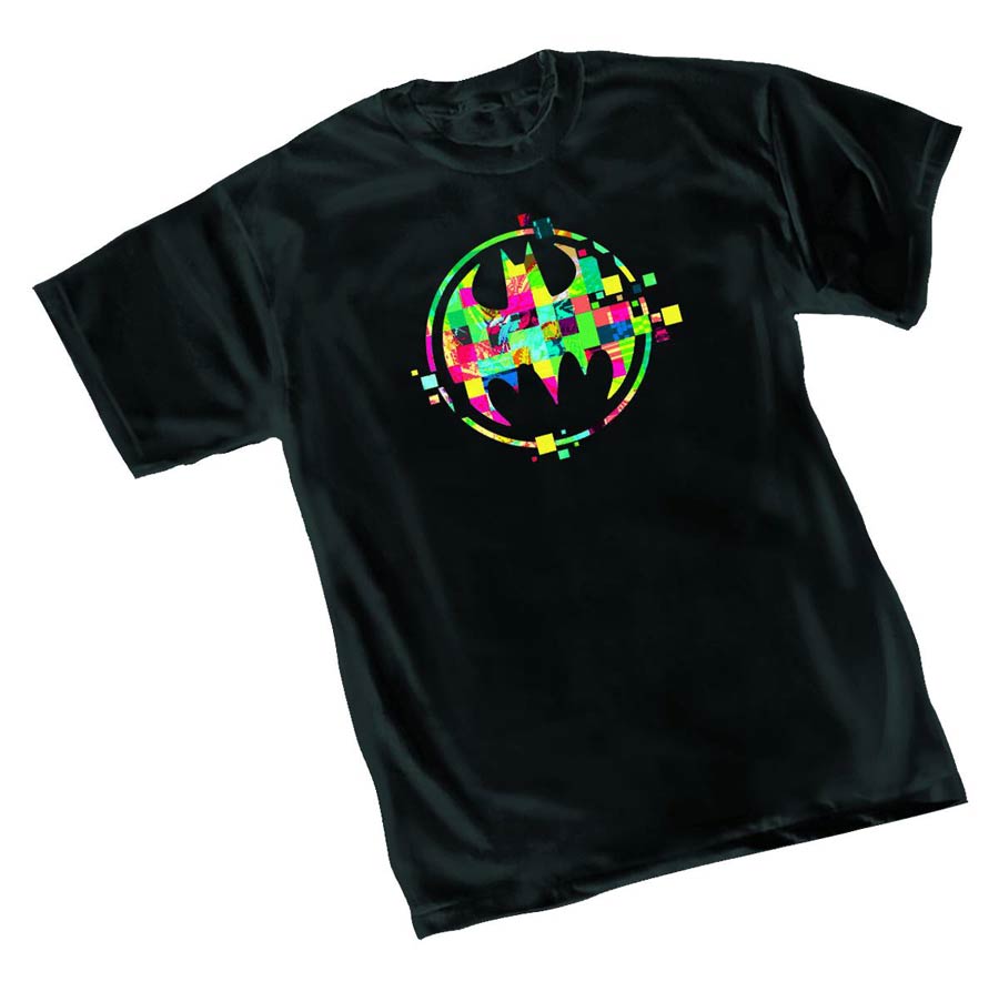 Batman Pixel Symbol T-Shirt Large
