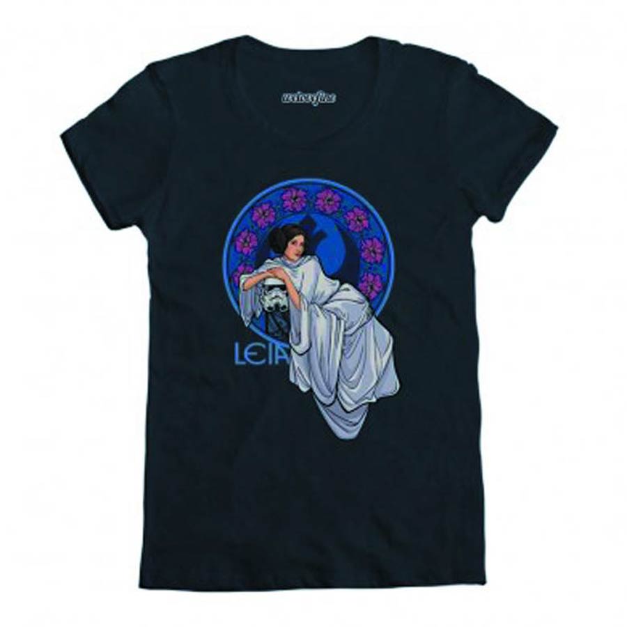 Star Wars Le Fleur De Leia Navy T-Shirt Large
