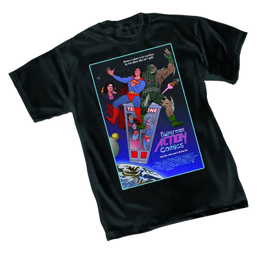 Superman B & T T-Shirt Large