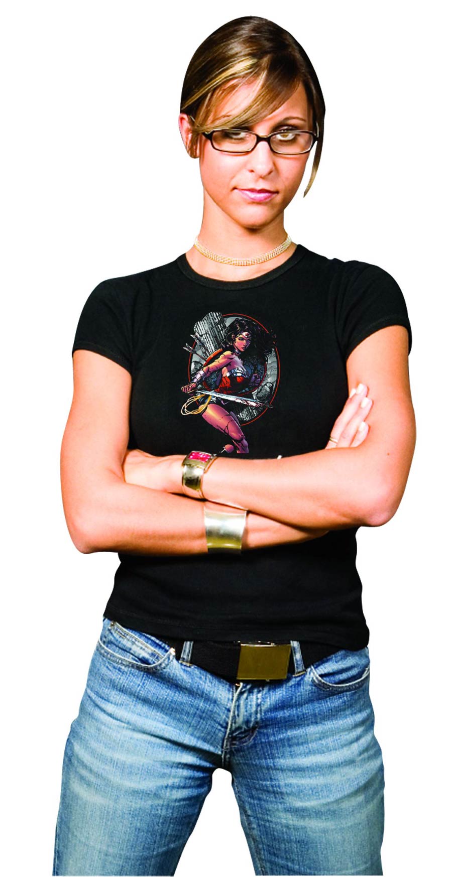 Wonder Woman Warrior Womens T-Shirt Large
