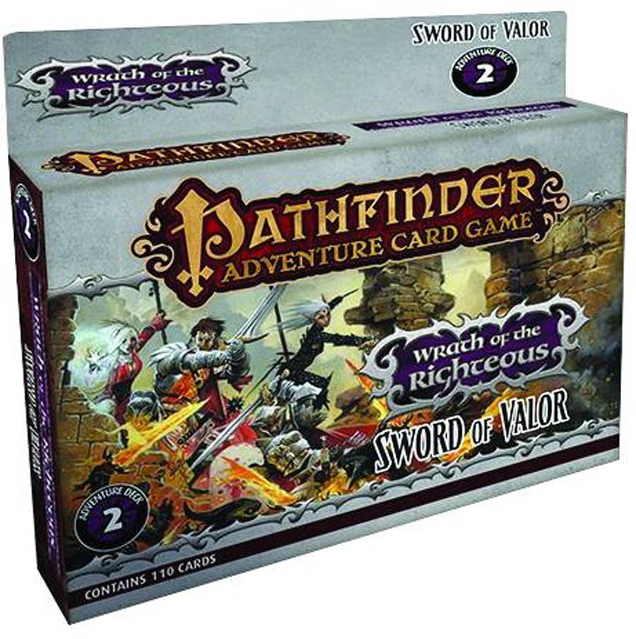 Pathfinder Wrath Of The Righteous Adventure Deck 2 Sword Of Valor Expansion Pack