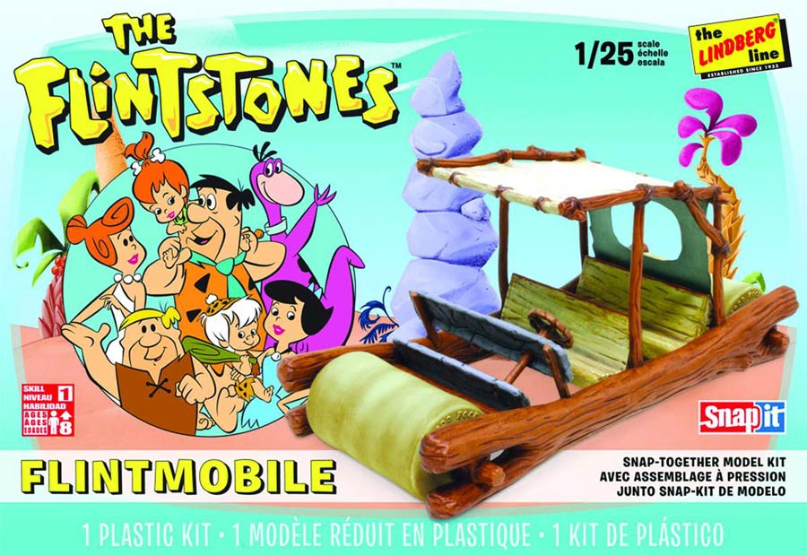 Flintstones Flintmobile 1/25 Scale Model Kit