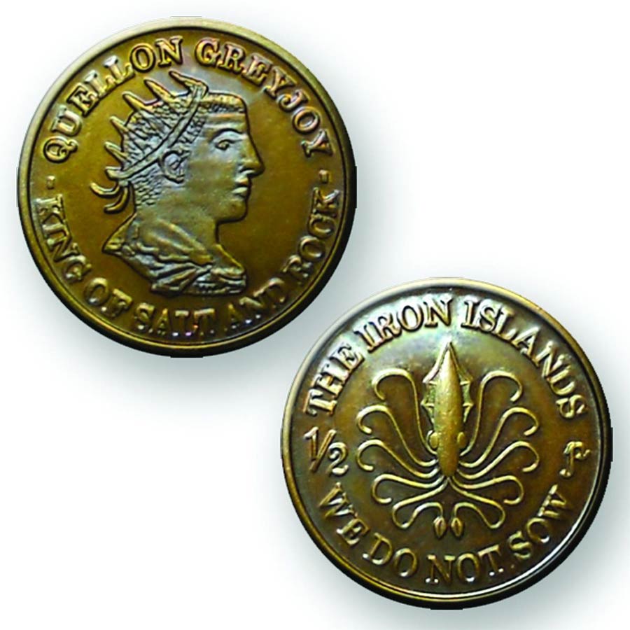 Game Of Thrones Gaming Coin Set - House Greyjoy
