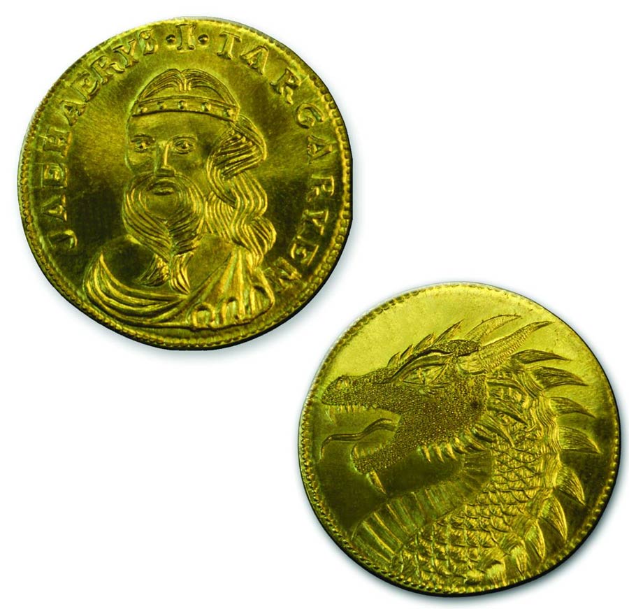 Game Of Thrones Gaming Coin Set - House Targaryen