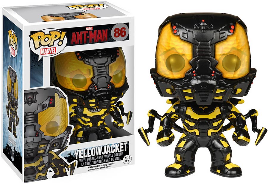 POP Marvel 86 Ant-Man Yellowjacket Vinyl Bobble Head