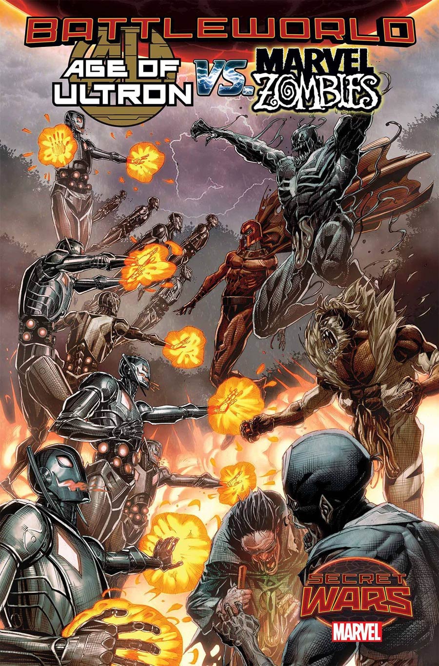 Age Of Ultron vs Marvel Zombies #1 By Carlos Pacheco Poster