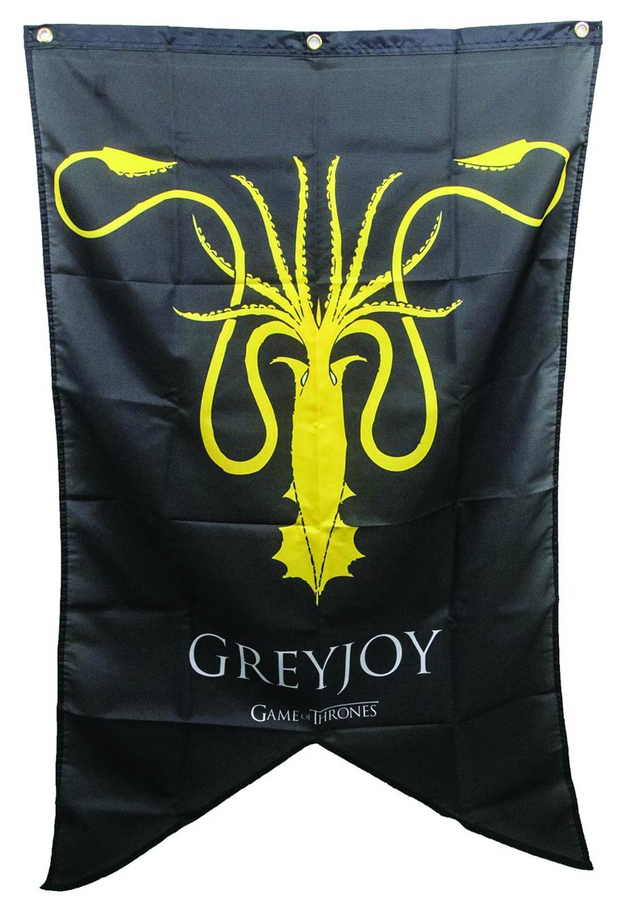 Game Of Thrones House Banner - Greyjoy
