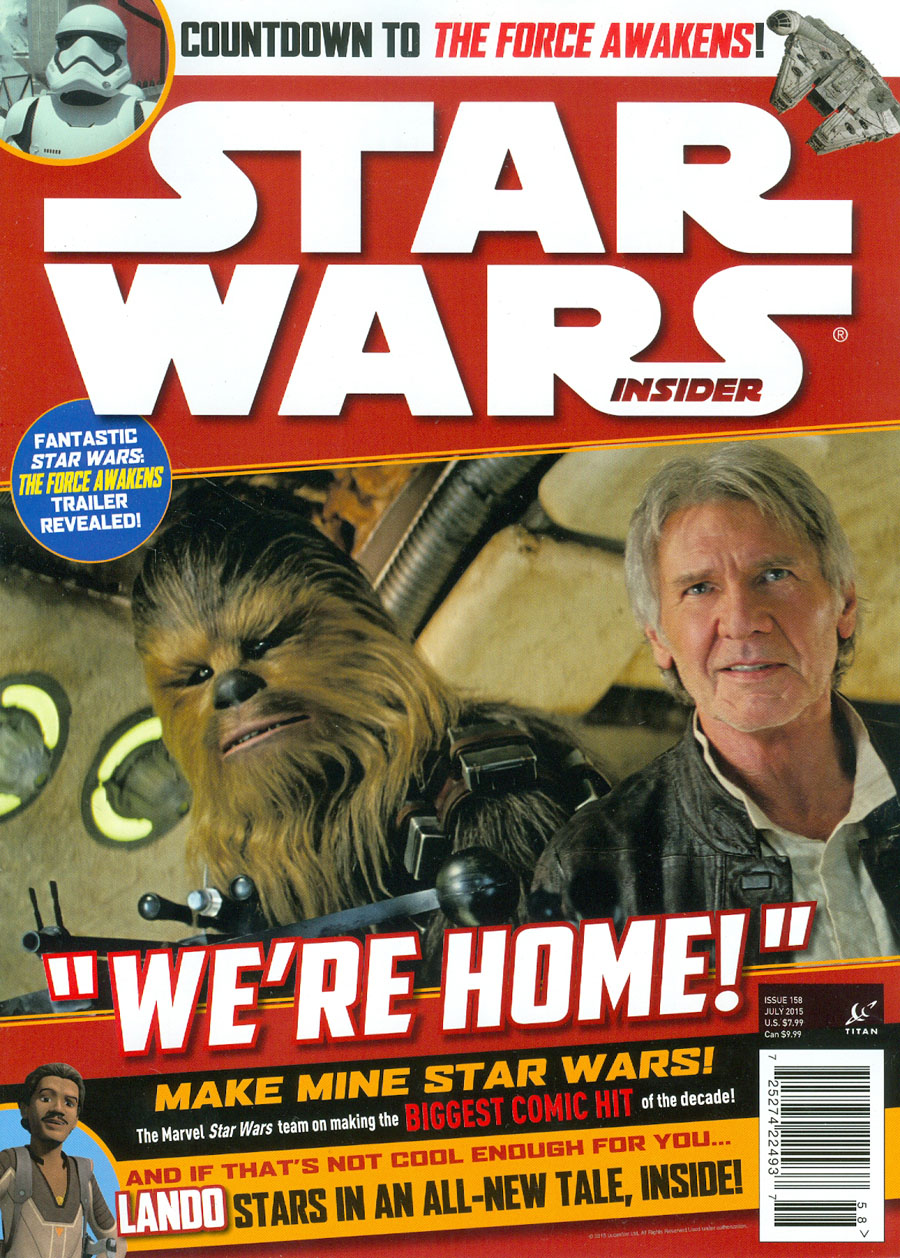Star Wars Insider #158 Jul 2015 Newsstand Edition