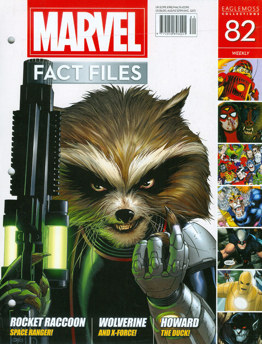 Marvel Fact Files #82 Rocket Racoon
