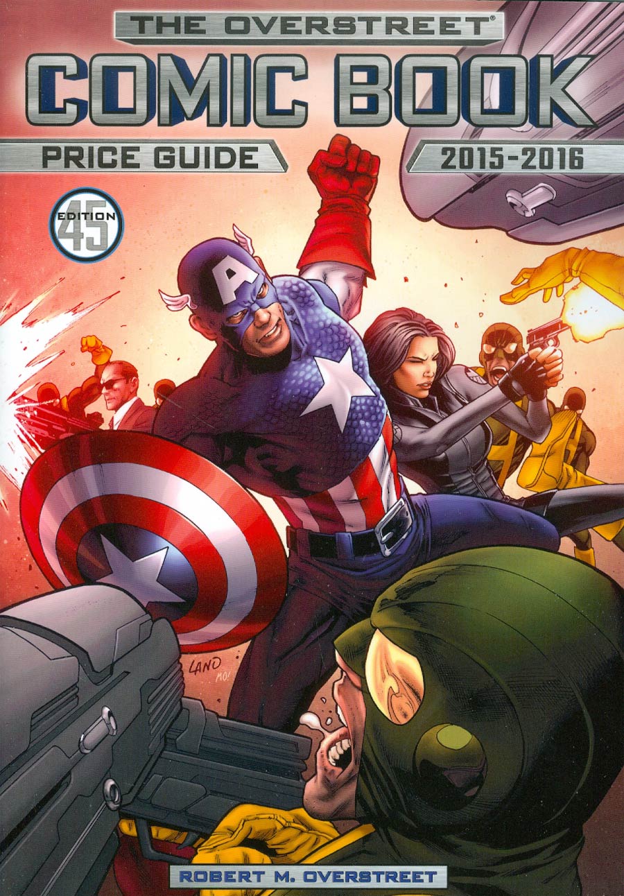 Overstreet Comic Book Price Guide Vol 45 SC Captain America And The Agents Of S.H.I.E.L.D. Cover