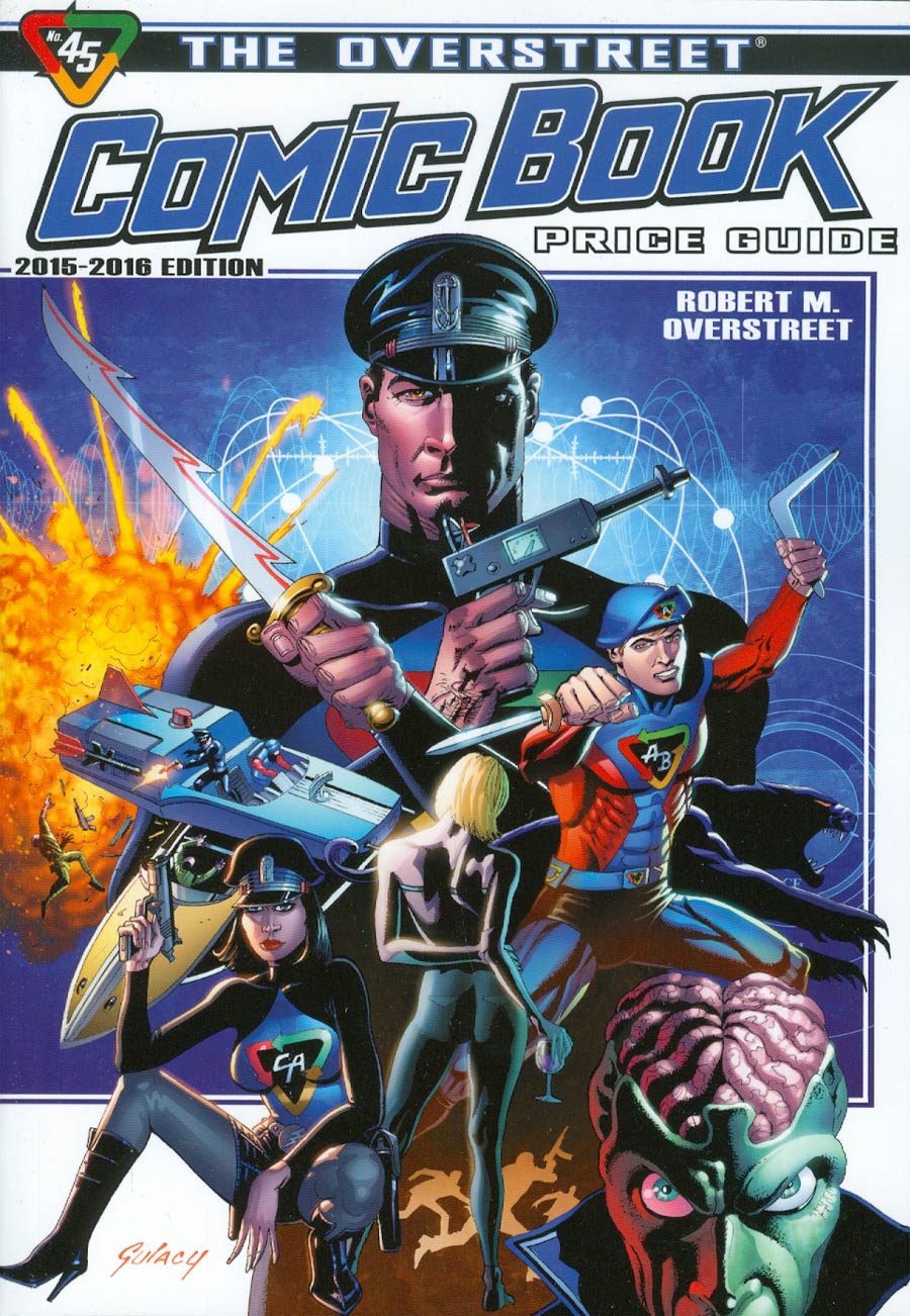 Overstreet Comic Book Price Guide Vol 45 SC Paul Gulacy Captain Action Cover