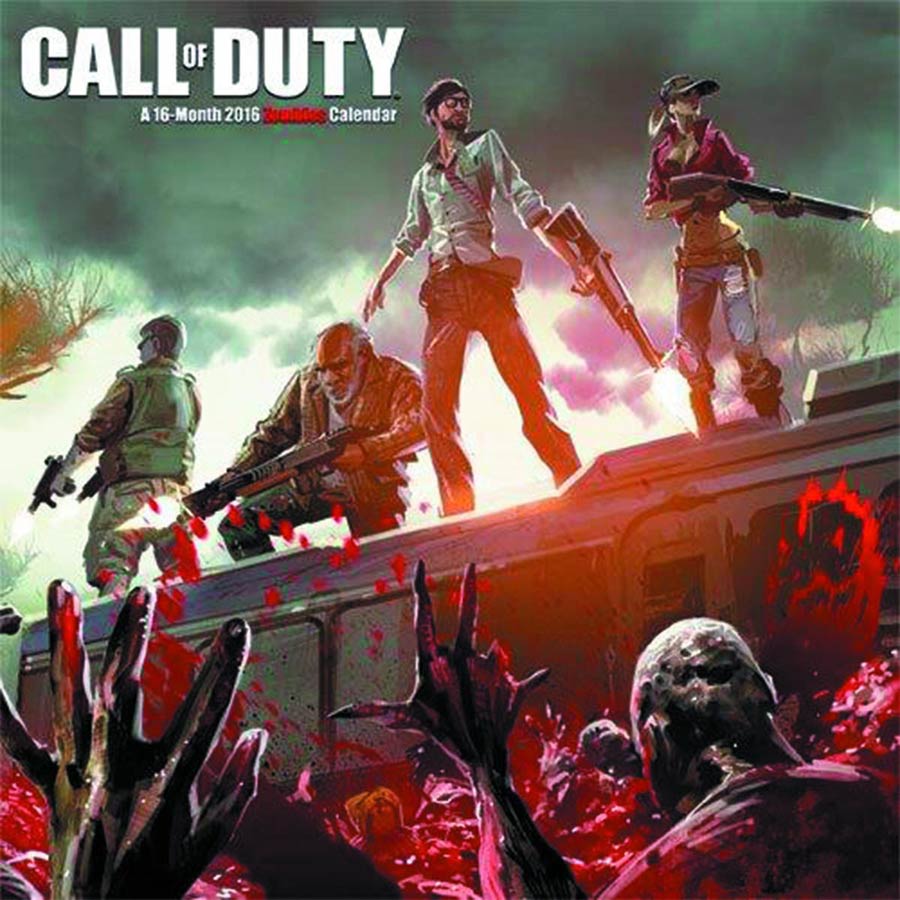Call Of Duty 2016 16-Month Zombies Wall Calendar