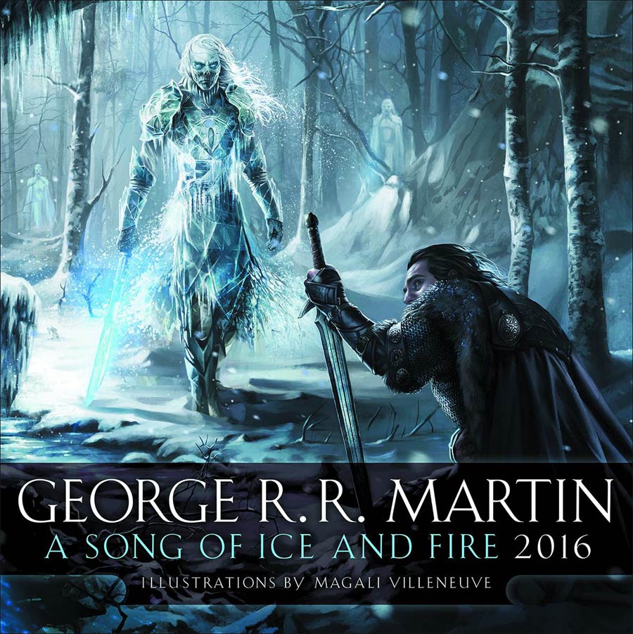 George RR Martin A Song Of Ice And Fire 2016 Wall Calendar