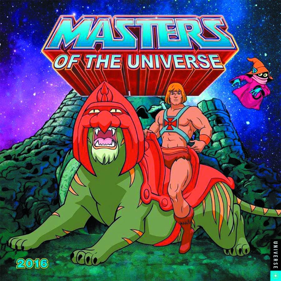 He-Man And The Masters Of The Universe 2016 12x12-inch Wall Calendar