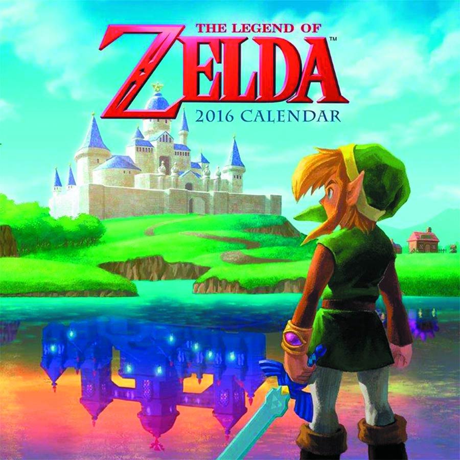 Legend Of Zelda 2016 16-Month Wall Calendar