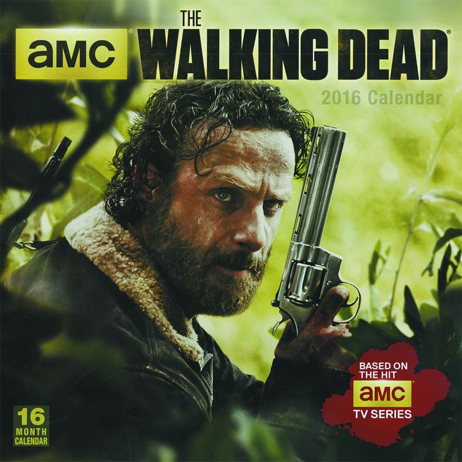 Walking Dead TV 2016 16-Month Wall Calendar