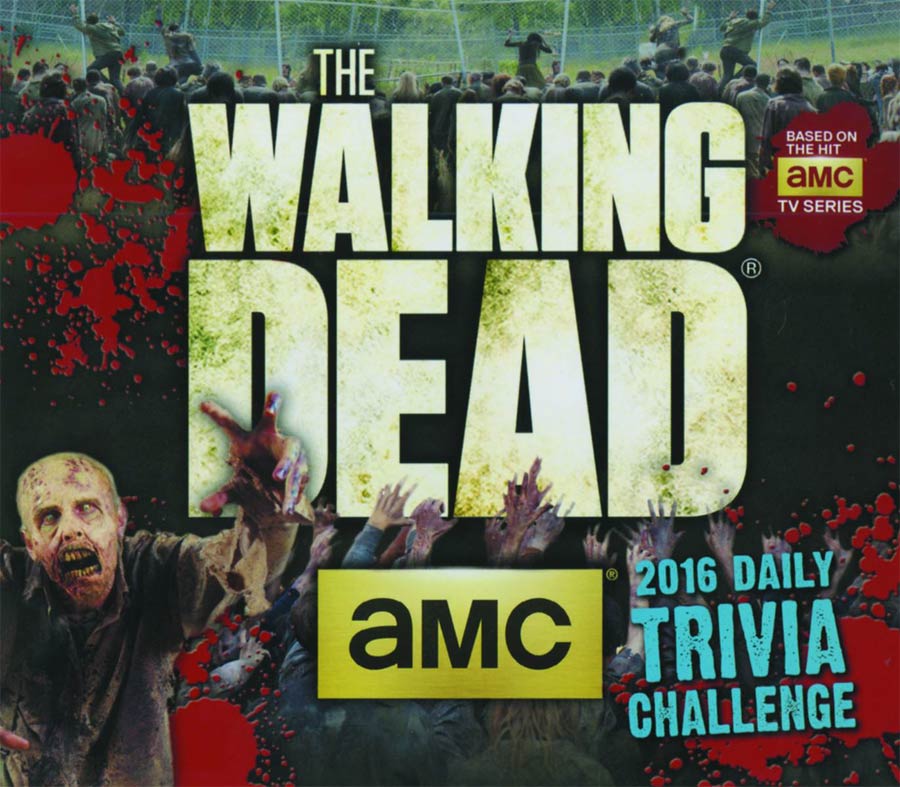 Walking Dead TV 2016 Boxed Daily Trivia Calendar
