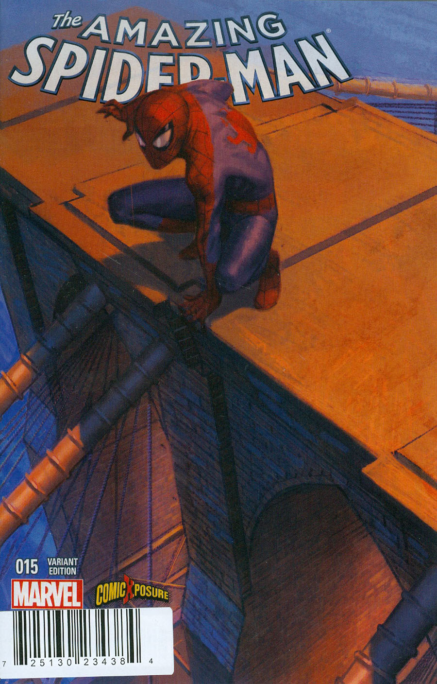 Amazing Spider-Man Vol 3 #15 Cover C DF Comicxposure Exclusive Jorge Moline Color Variant Cover