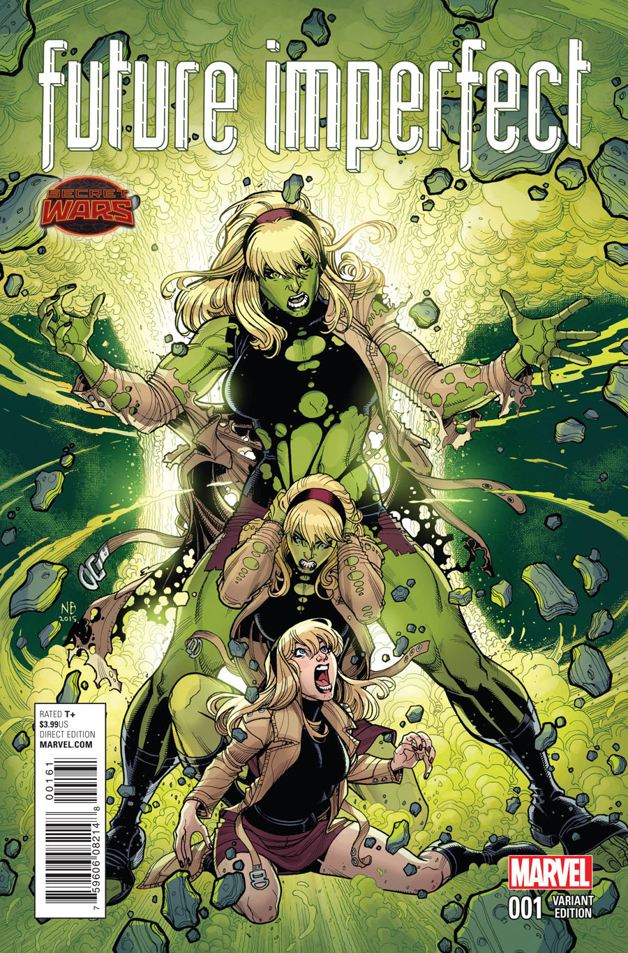 Future Imperfect #1 Cover B Variant Nick Bradshaw Ingwenible Hulk Cover (Secret Wars Warzones Tie-In)