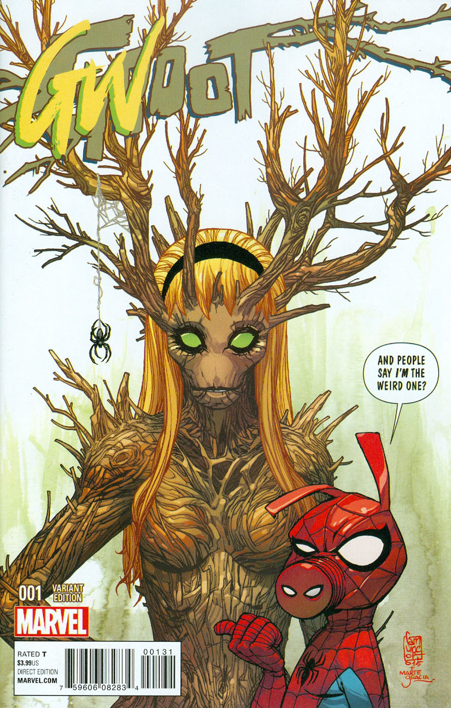 Groot #1 Cover B Variant Gwoot Cover