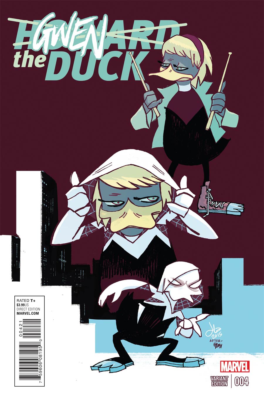 Howard The Duck Vol 4 #4 Cover B Variant Jason Latour Gwen The Duck Cover