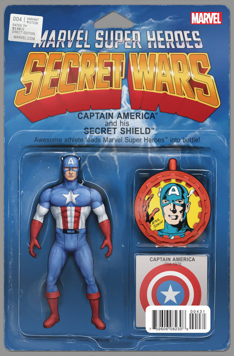 Secret Wars #4 Cover D Variant John Tyler Christopher Action Figure Cover