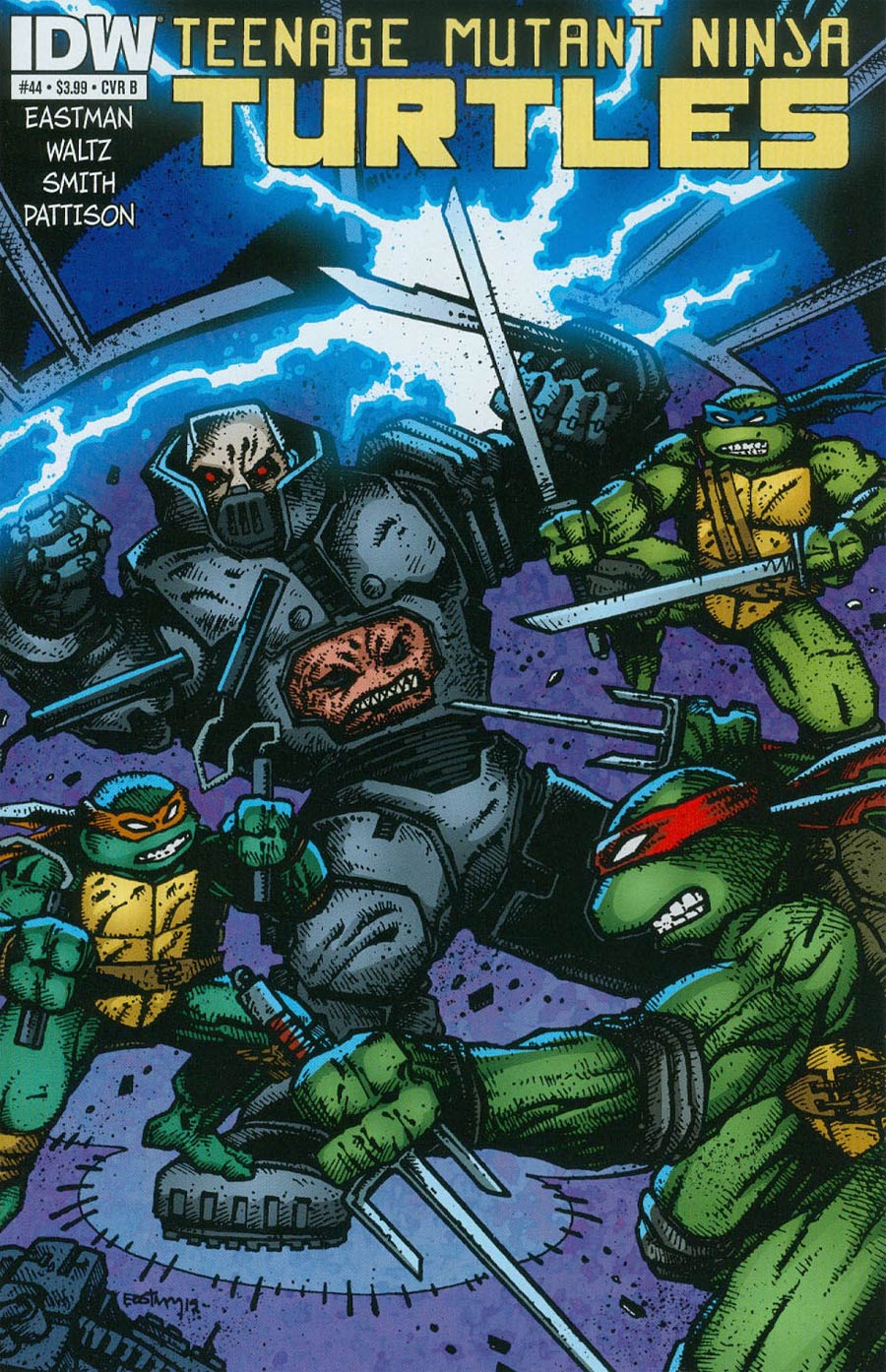 Teenage Mutant Ninja Turtles Vol 5 #44 Cover B 1st Ptg Regular Kevin Eastman Cover