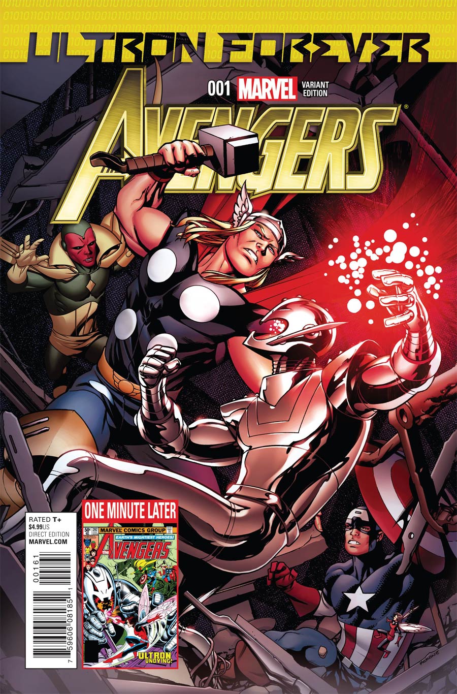 Avengers Ultron Forever #1 Cover C Incentive Mike McKone Avengers Variant Cover (Ultron Forever Part 1)