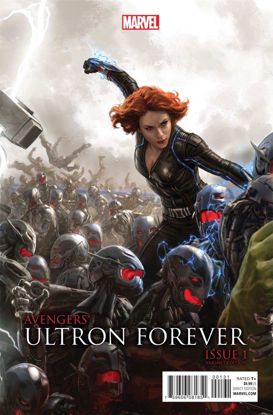 Avengers Ultron Forever #1 Cover D Incentive Avengers Age Of Ultron Movie Connecting B Variant Cover (Ultron Forever Part 1)