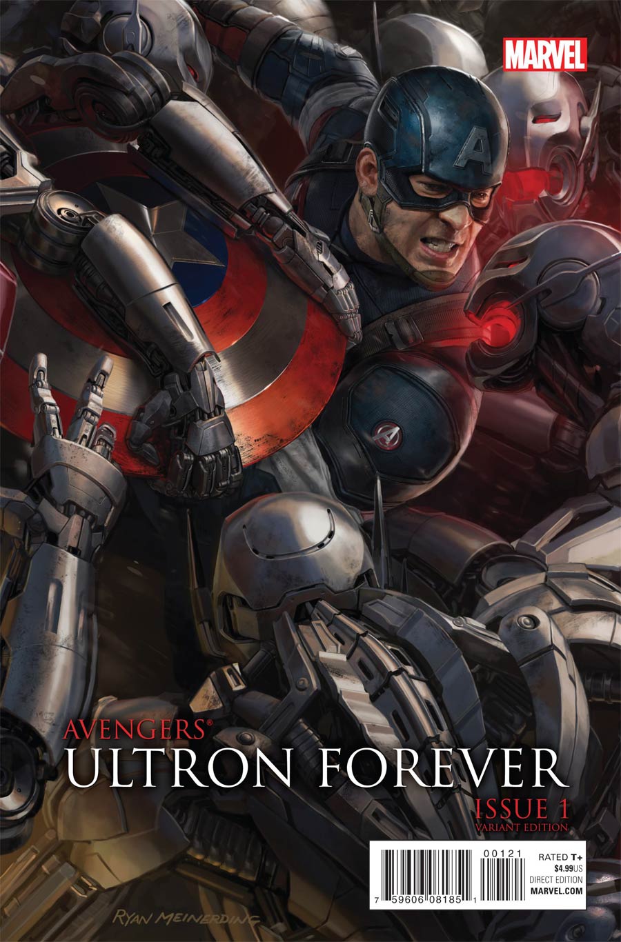 Avengers Ultron Forever #1 Cover E Incentive Avengers Age Of Ultron Movie Connecting C Variant Cover (Ultron Forever Part 1)