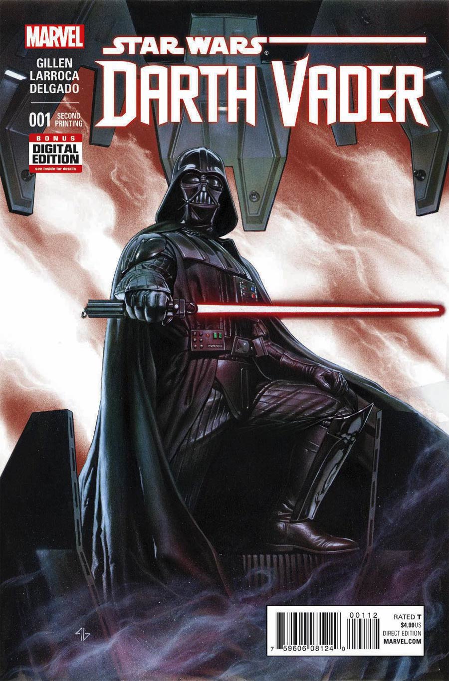 Darth Vader #1 Cover Z-C 2nd Ptg Adi Granov Variant Cover