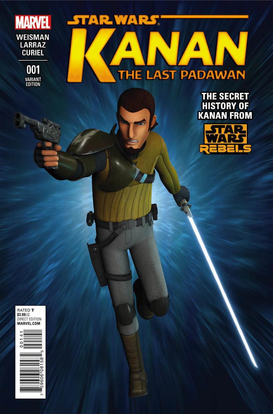 Kanan The Last Padawan #1 Cover D Incentive Star Wars Rebels Television Show Variant Cover